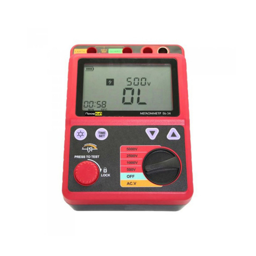 Фото ПрофКиП Е6-34 мегаомметр (500 В … 5000 В)