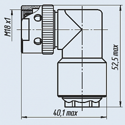 Фото Вилки кабельные угловые СР-50-813ФВ