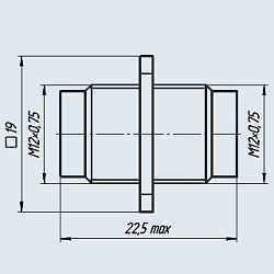 Фото Переход Ш-Ш (штырь-штырь) СР-50-160ФВ 