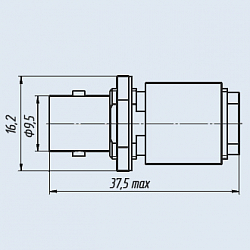 Фото Розетки приборно-кабельные прямые СР-50-1ФВ