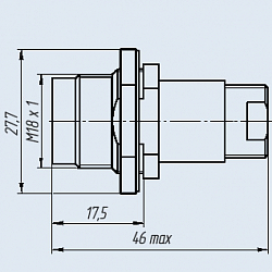 Фото Розетки приборно-кабельные прямые СР-50-756ФВ