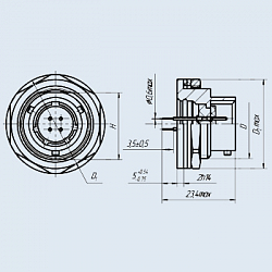 Фото ОНц-БС-2-32/22-В1-1-В для печатного монтажа