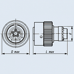 Фото Соединители СНЦ233-32/27В1О11