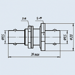 Фото Переход Г-Г (гнездо-гнездо) СРГ-50-82ФВ
