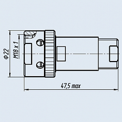 Фото Вилки кабельные прямые СР-50-757ФВ