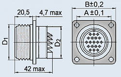 Фото СШРГ20П3ЭГ7 розетка