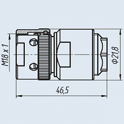 Фото Вилки кабельные прямые СР-75-209ФВ