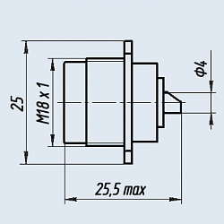 Фото Розетки приборные прямые СР-50-165ФВ