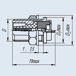 Фото Розетки приборные прямые СР-50-112ФВ
