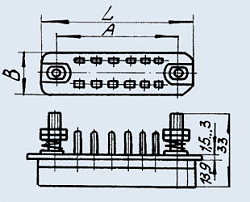 Фото РП14-16-Л розетка