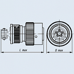 Фото Соединители СНЦ22-10/14В-6-В