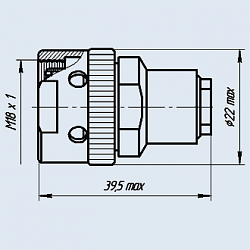 Фото Вилки кабельные прямые СР-50-391ФВ