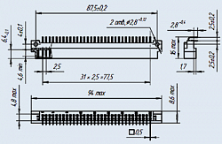 Изображение Соединители СНП58-32/94х9В-23-1-В Фото Соединители СНП58-32/94х9В-23-1-В
