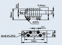 Фото РП10-7-П-О розетка