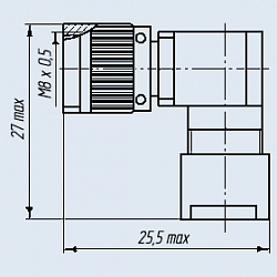 Фото Розетки кабельные угловые СР-75-290ФВ