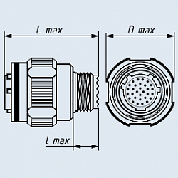 Фото Соединители СНЦ144-13/11РО11-NWK