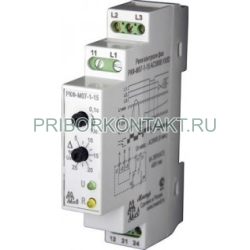 Фото Реле фаз, напряжения РКФ-М07-1-15 AC100В