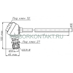 Фото Термоэлектрический преобразователь ТПР-1273